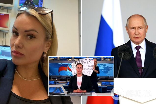 'Героїчна' Марина Овсяннікова заявила на ТБ Італії, що у війні винен лише Путін, а росіяни ні до чого