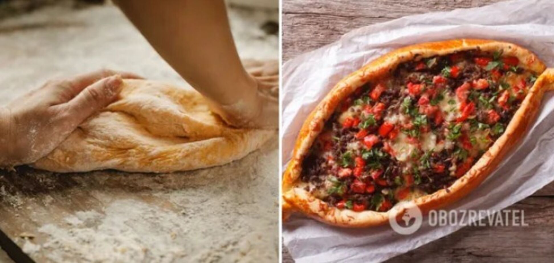 Простейшая турецкая пицца 'Пиде' с картофелем и сыром: как приготовить