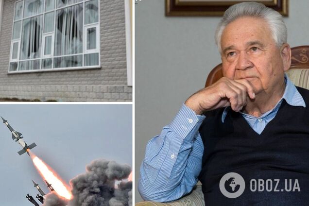 Сбитая над Киевом ракета попала в дом экс-премьера Фокина. Фото