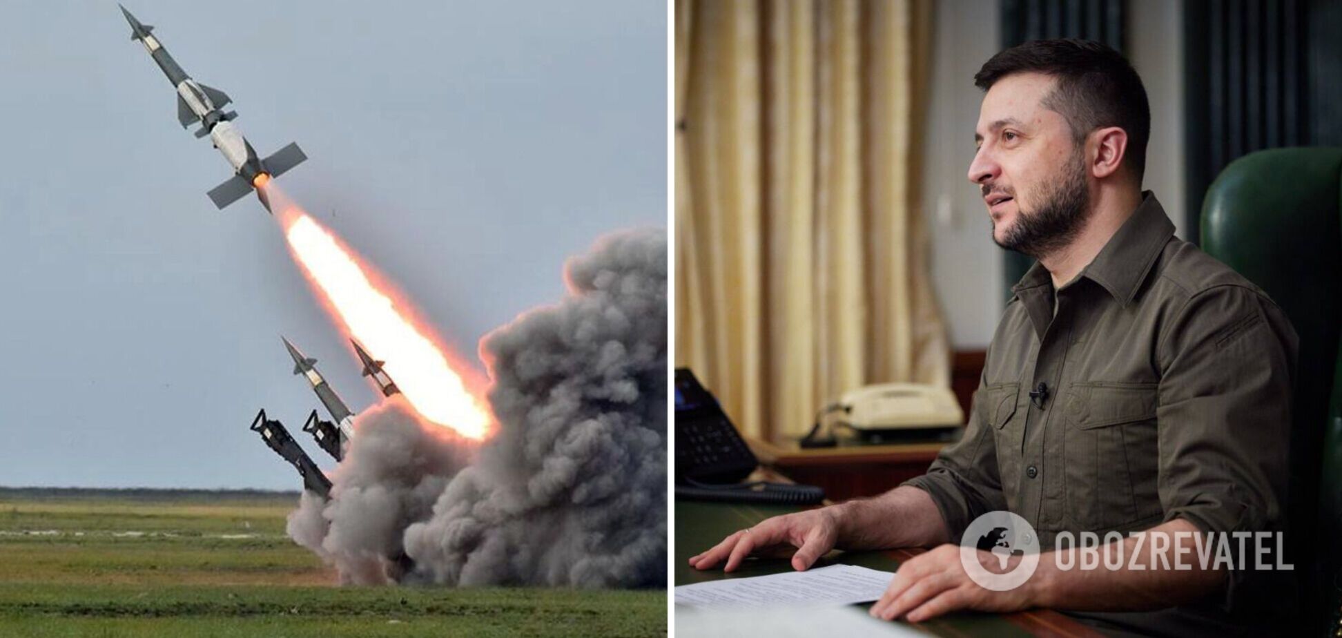 Зеленский: РФ выпустила по Украине уже 2014 ракет, боевые самолеты врага 2682 раза залетали на нашу территорию