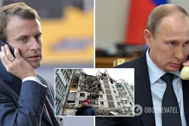 Макрон временно перестал общаться с Путиным