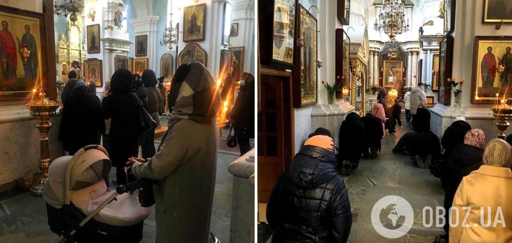 У Мінську затримали матерів білоруських солдатів, які прийшли до храму помолитись за мир. Фото