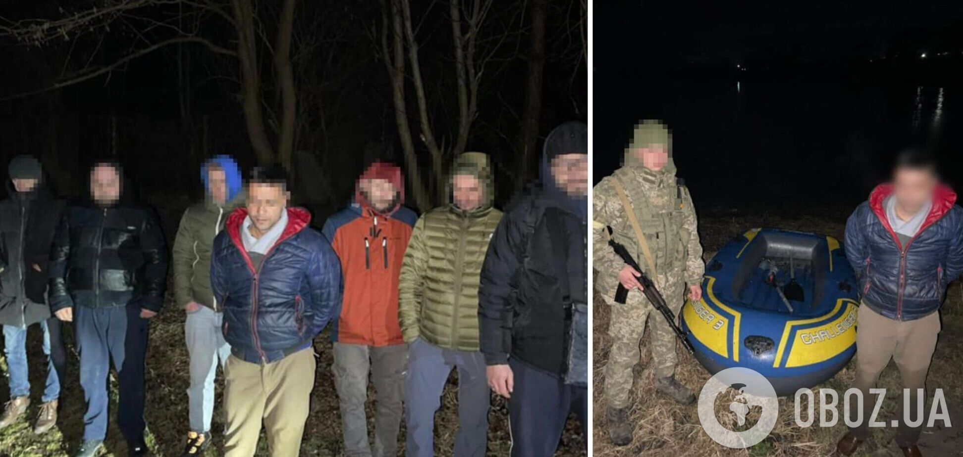 На Буковине поймали уклонистов, которые хотели сбежать по Днестру. Фото
