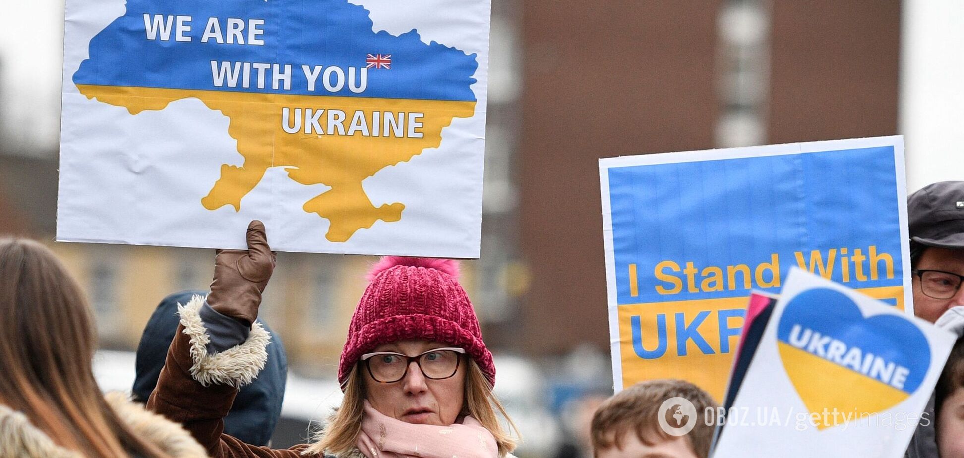 Протести проти агресії Росії в Україну