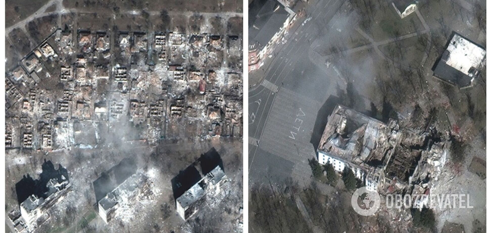 Уничтожены целые кварталы: появились новые спутниковые снимки Мариуполя