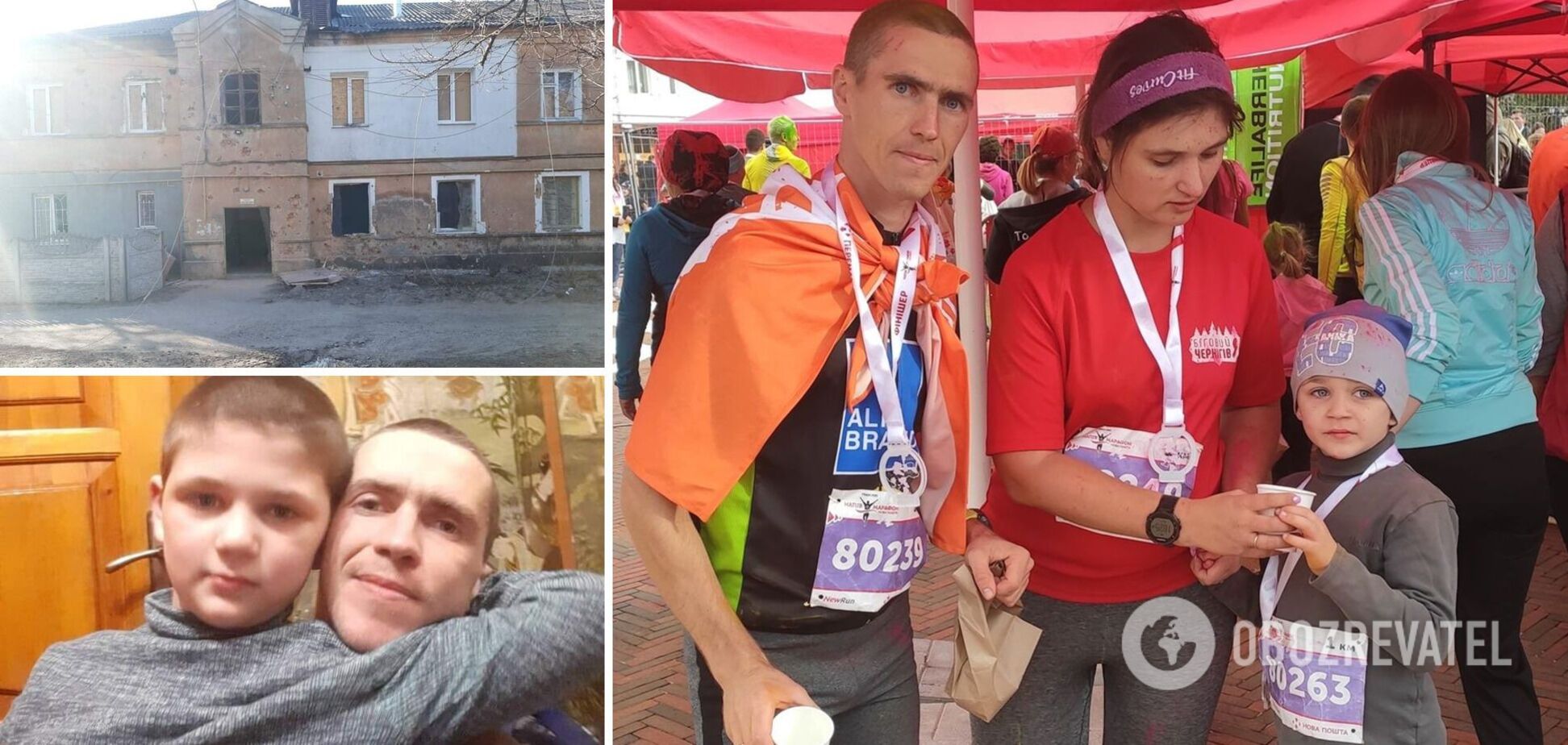 В Чернигове от российского снаряда погиб маленький сын марафонца: жене спортсмена грозит ампутация ноги