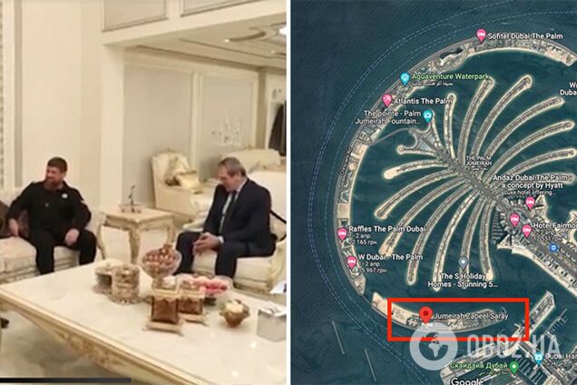У Кадырова нашли роскошную виллу в Дубае, куда он летает частным самолетом за 80 млн долларов. Фото