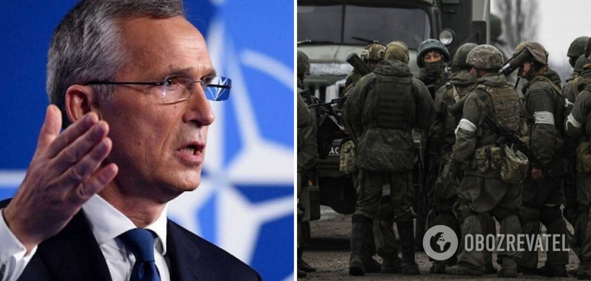 Столтенберг заявив, що Росія переміщує свої війська в Україні, а не виводить їх