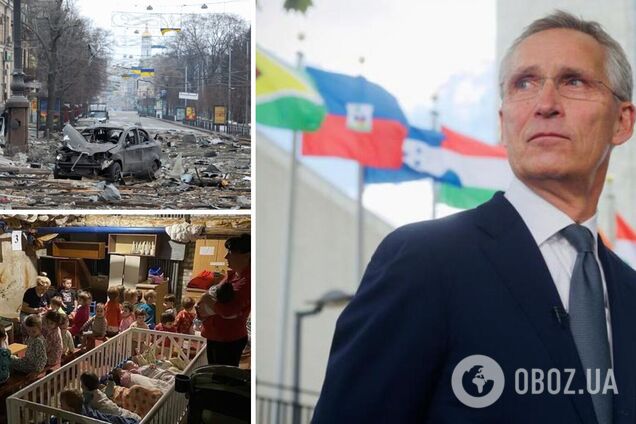 Столтенберг заявил, что в ближайшие дни в Украине ситуация обострится, будет много жертв, но НАТО не закроет небо