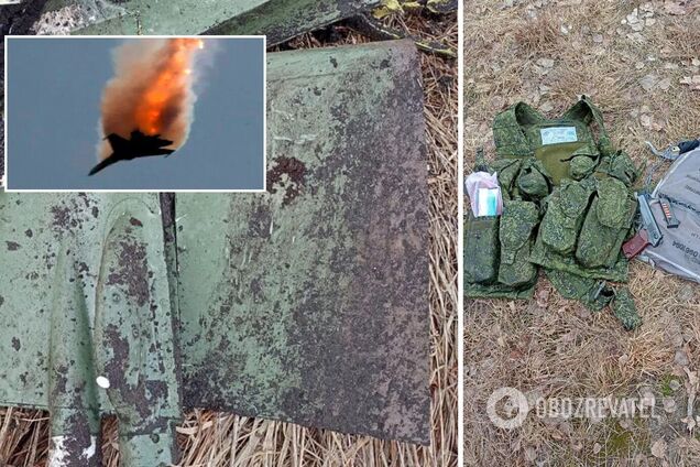 'Наші військові тримають небо над Україною': ЗСУ знищили ворожий СУ-25 разом із пілотом. Фото