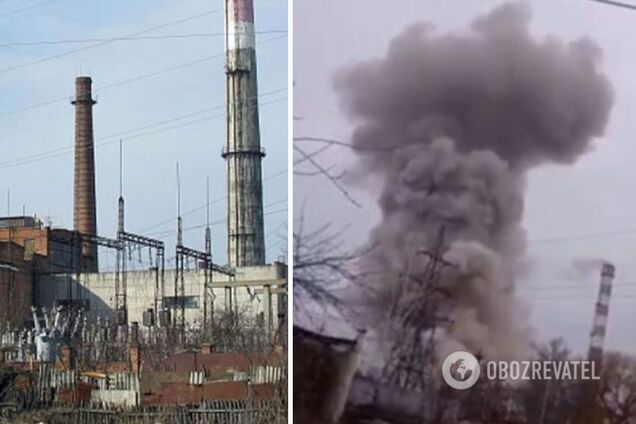Российские оккупанты разбомбили ТЭЦ в Ахтырке, есть погибшие. Видео