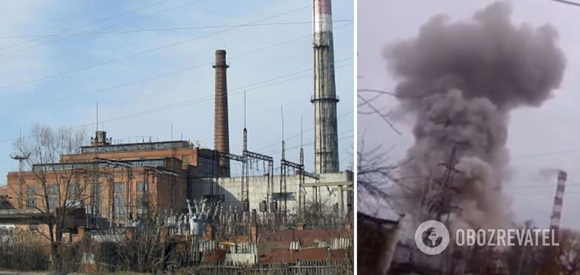 Российские оккупанты разбомбили ТЭЦ в Ахтырке, есть погибшие. Видео