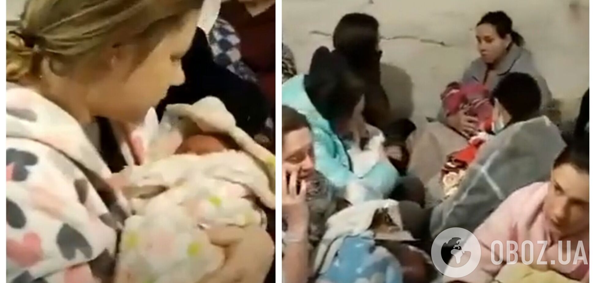 В Одессе в бомбоубежище роддома из-за российских обстрелов прячутся матери с новорожденными. Видео