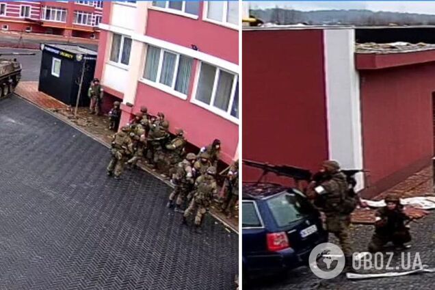 В Гостомеле оккупанты обстреляли дом и взяли в заложники десятки людей. Фото и видео