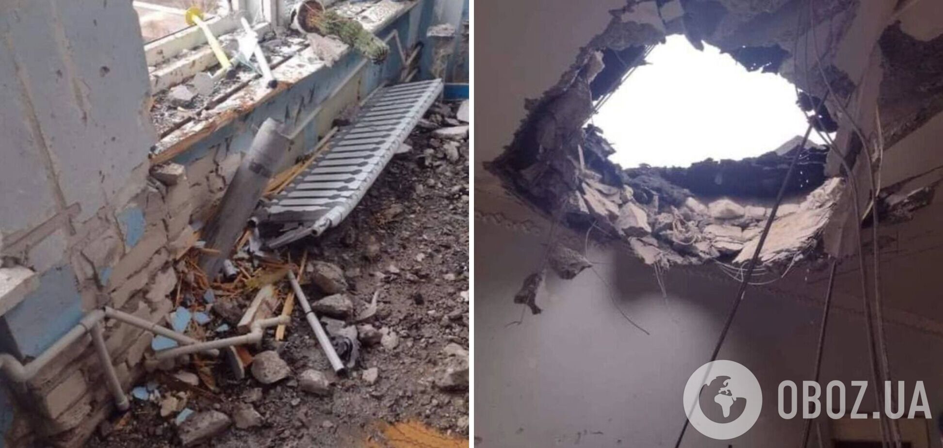 Выбитые окна и дыра в потолке: оккупанты разрушили детский сад в Лисичанске. Фото