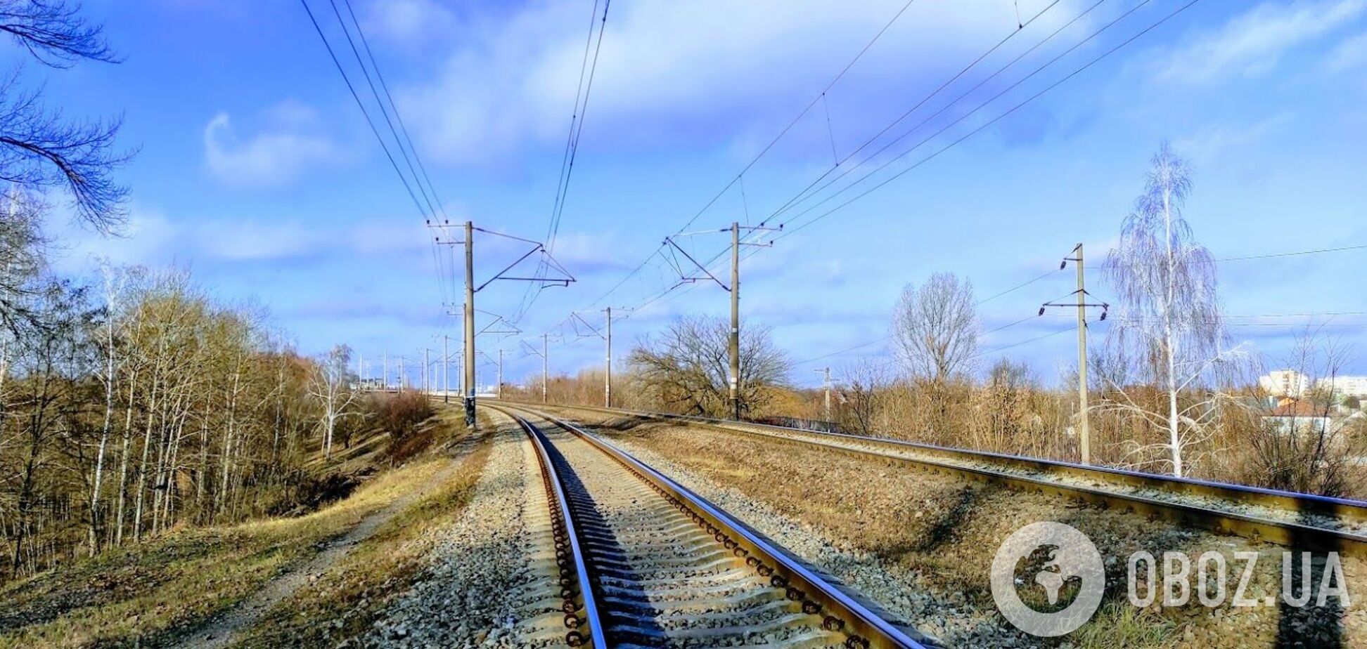 Оккупанты взорвали железнодорожные пути