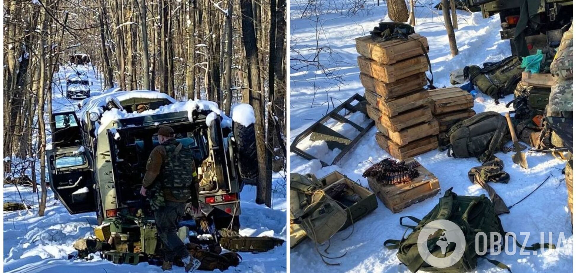 'Ліси Харківщини непривітні для окупантів': у мережі показали розбиту колону росіян. Фото і відео
