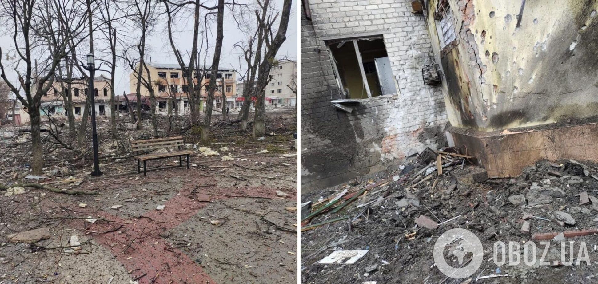 Російські окупанти бомблять і обстрілюють Ізюм на Харківщині: б'ють по житлових кварталах. Фото