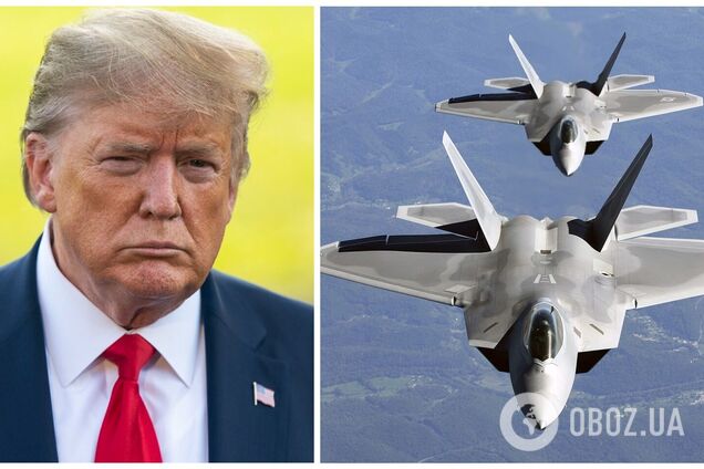 Трамп заявил, что США могли бы бомбить Россию с американских истребителей F-22, но с флагами Китая