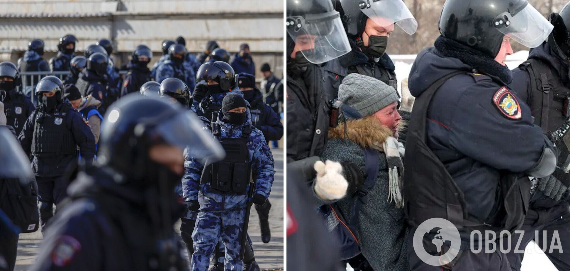 'Вы враги народа': появилась запись допроса и избиения российскими силовиками задержанной на протестах девушки. Аудио