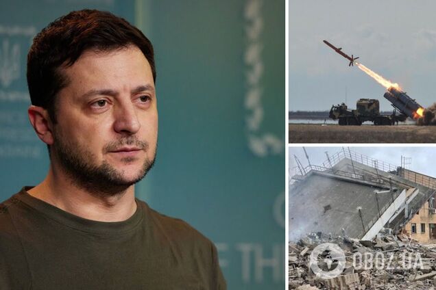 Зеленский: мы боремся 13-й день, уничтожаем оккупантов везде, где можем, но есть небо и сотни крылатых ракет РФ. Видео