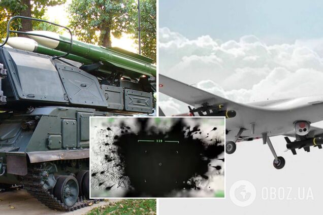 Мінус один російський 'Бук': з'явилося нове відео про роботу Байрактара для перемоги України
