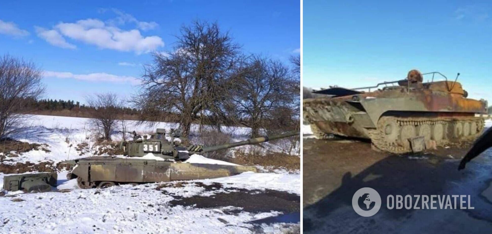 З'явилися фото знищених 'Байрактаром' колон ворожої техніки під Сумами. 18+