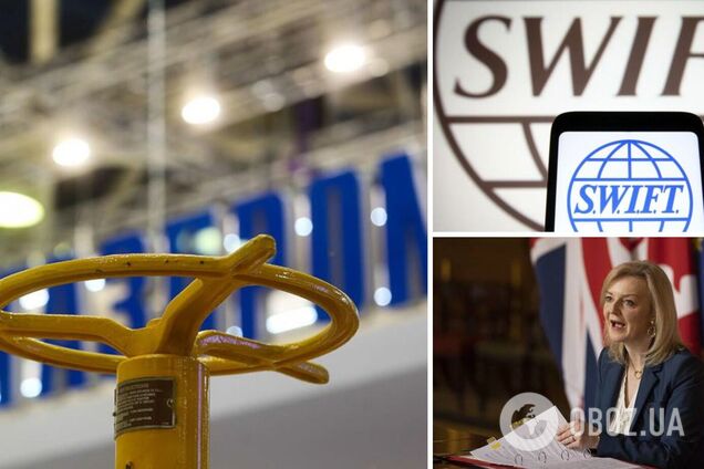 Трасс заявила, що Росія має бути відключена від SWIFT