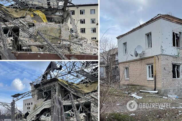 Російські окупанти практично повністю зруйнували місто Ізюм на Харківщині