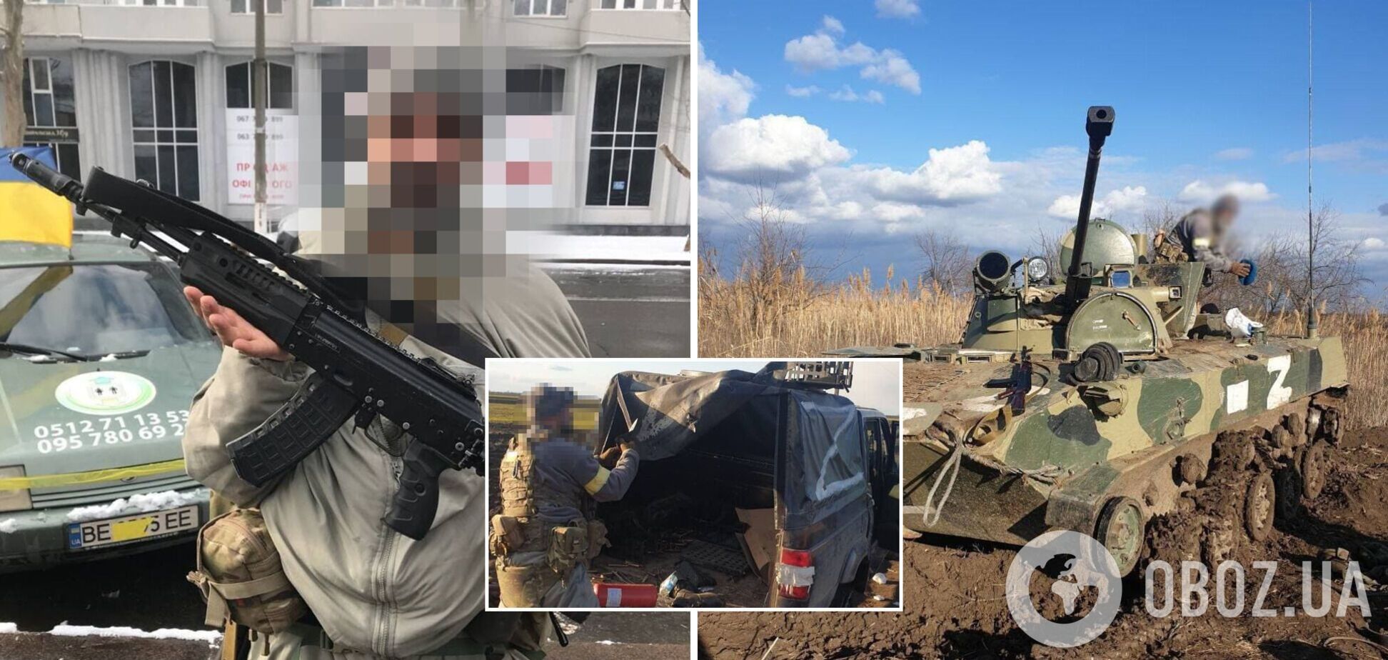  У Миколаєві захопили техніку та зброю російських окупантів