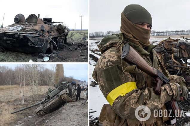 Колонну россиян разбили на Сумщине