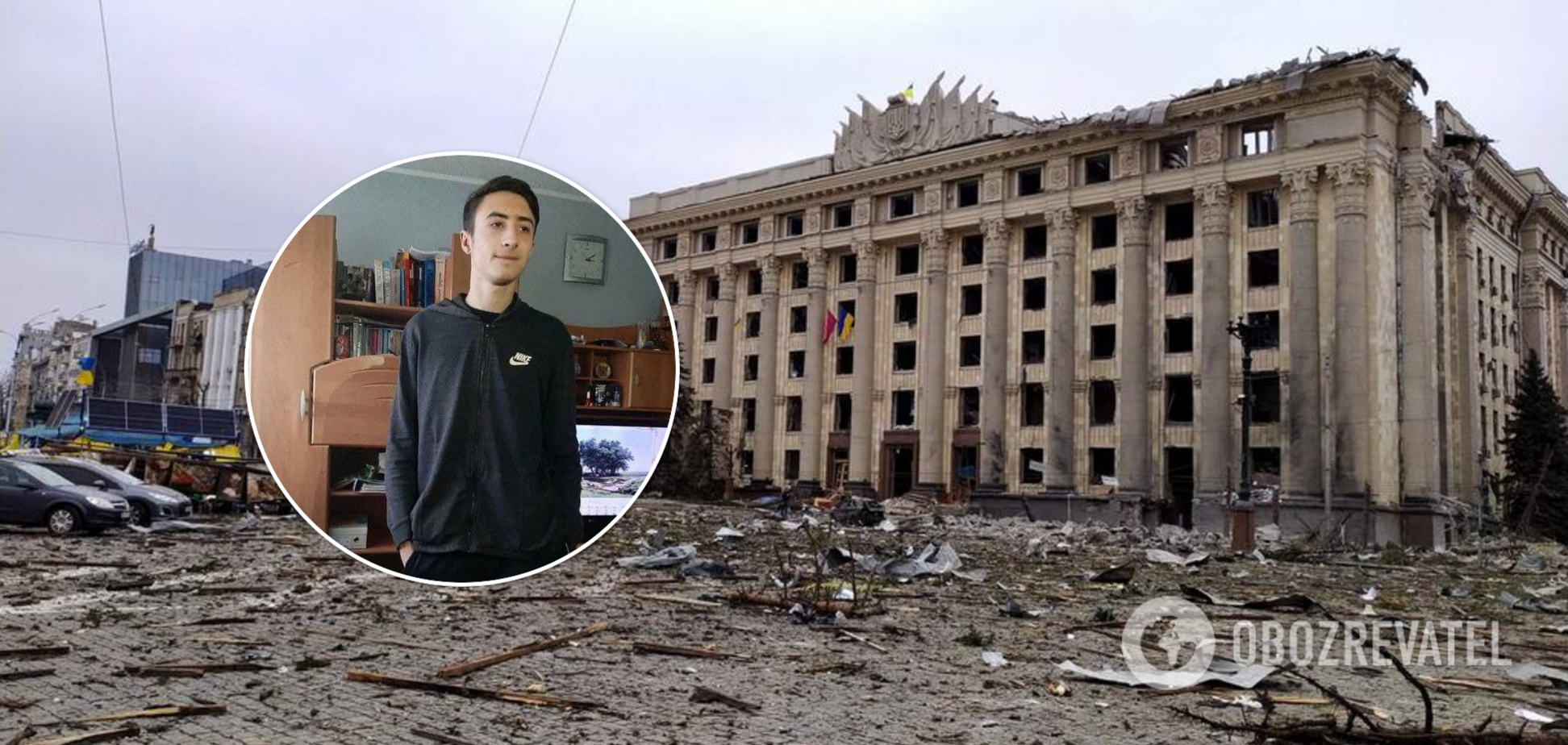 Мати шукала його два тижні: під час обстрілу Харківської ОДА загинув студент політеху. Фото