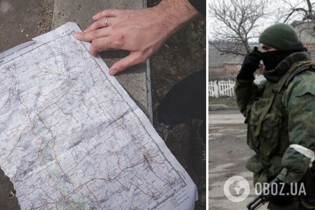 На Сумщине нашли карту оккупантов с системой координат времен Второй мировой войны. Фото