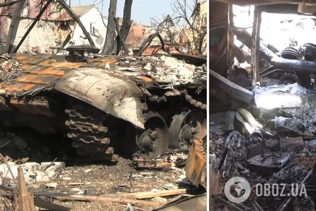 Оккупанты уничтожают собственную технику и выдают ее за украинскую