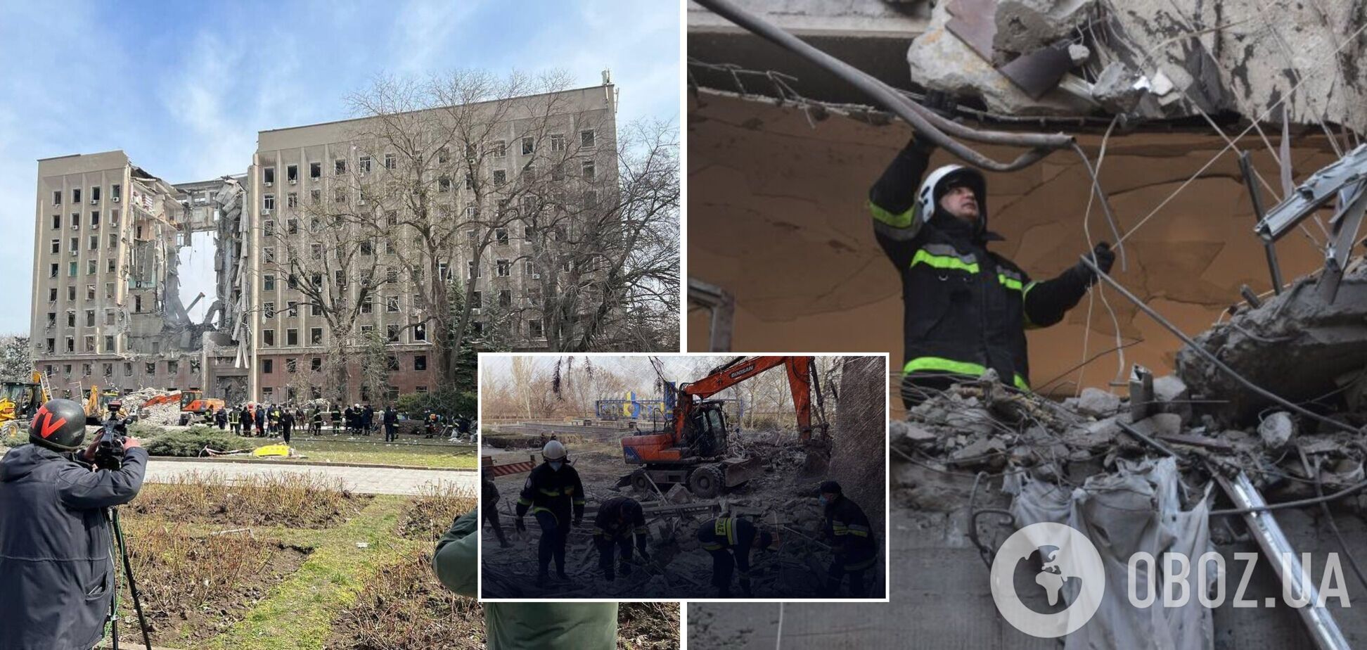 Число погибших в результате попадания ракеты в Николаевскую ОГА выросло