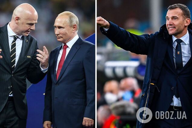Шевченко напомнил боссу ФИФА и другу Путина, что Россия устроила геноцид украинского народа