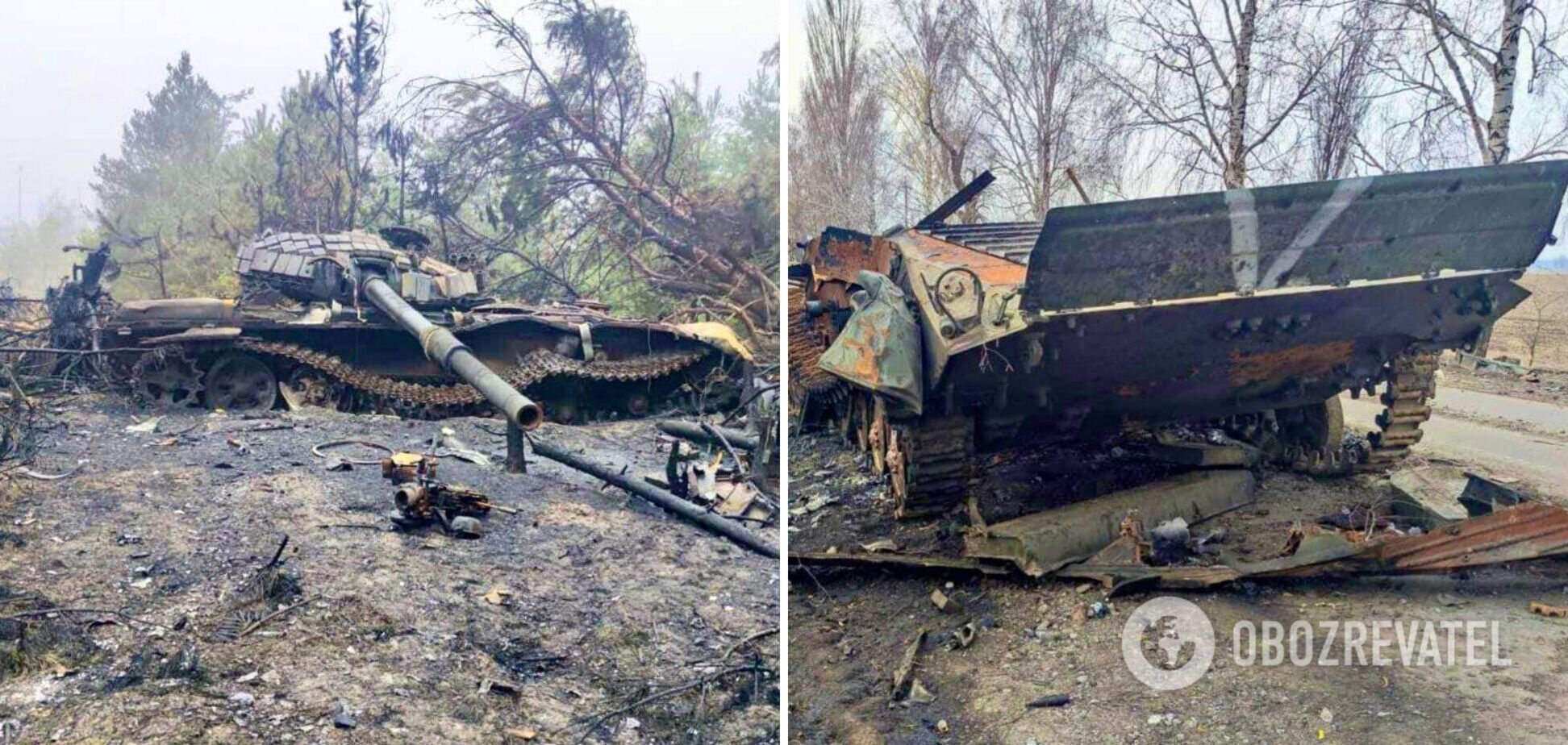 Нацгвардия 'зачистила' район скопления врага на Киевщине: разбиты десятки единиц техники, уничтожен личный состав