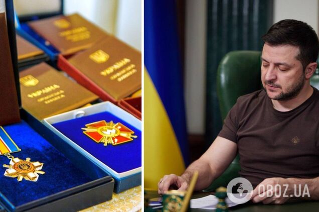 Зеленский отметил государственными наградами 136 украинских защитников