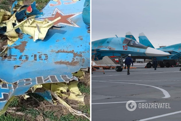 Все, що залишилося від російського Су-34, зібрали на причіп: з'явилося знакове фото 'гордості авіації РФ'