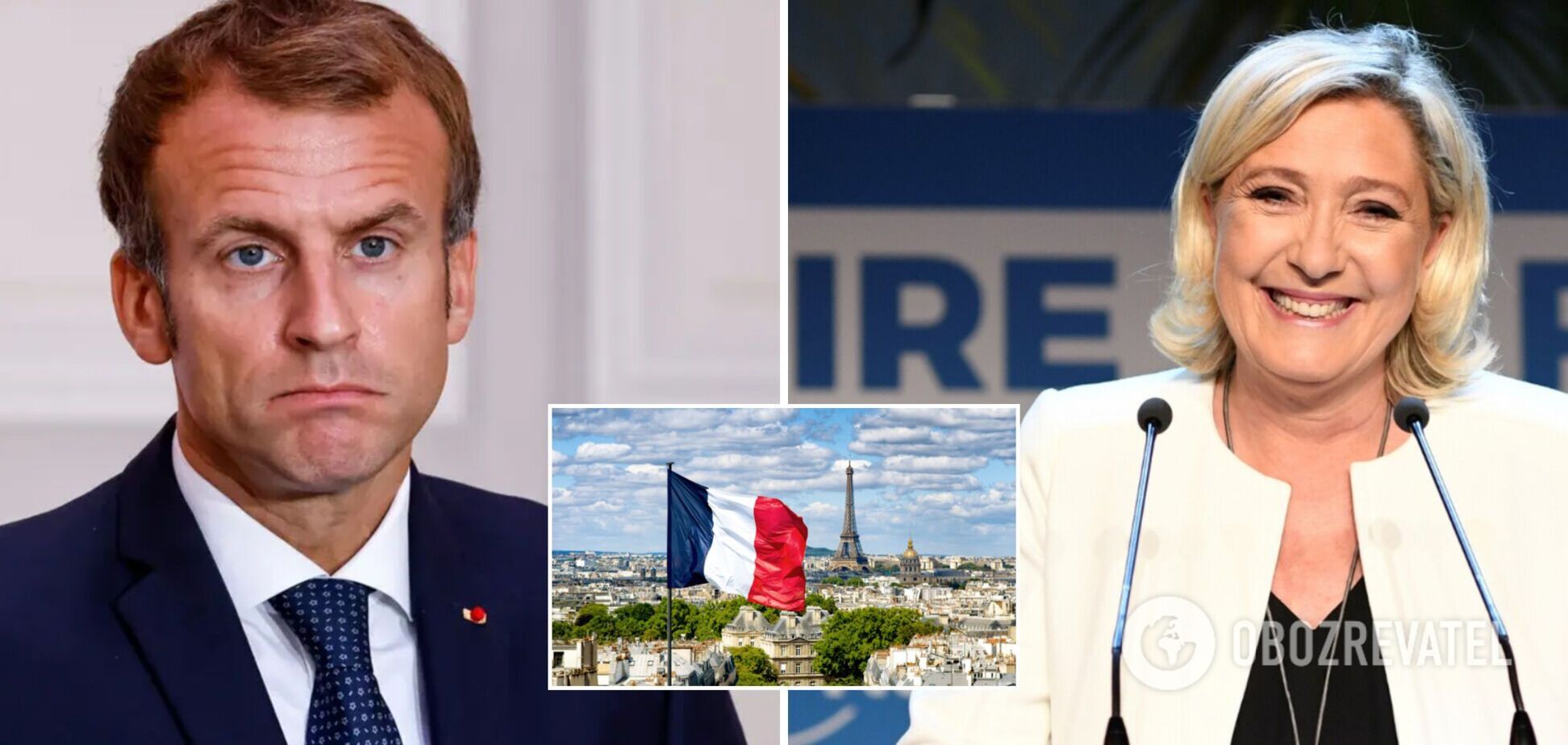 Макрон стал лидером первого тура выборов президента Франции