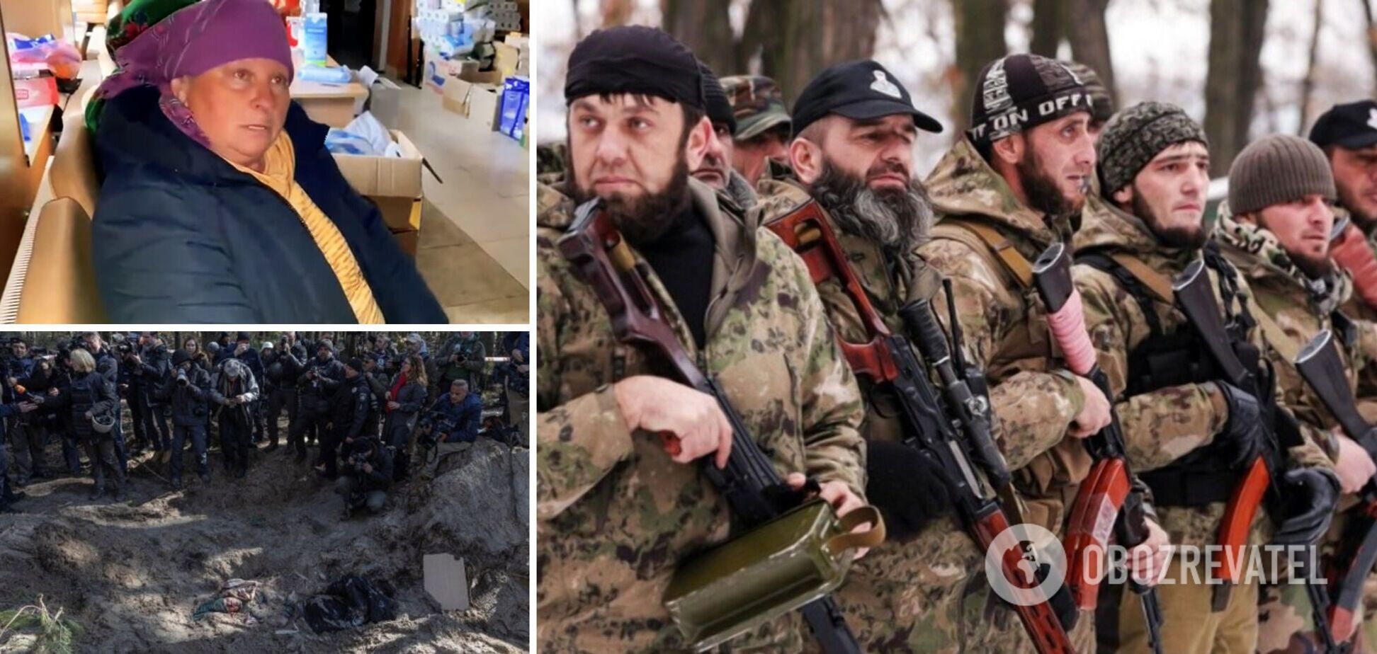 'Хотіли краще за нас жити?' Кадировці, які звірствували в Мотижині, назвали місцевій жительці причини нападу на Україну. Відео