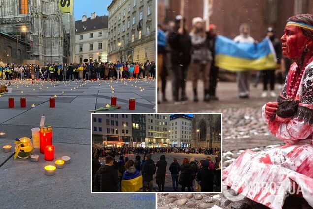 У європейських містах знову пройшли мітинги на підтримку України