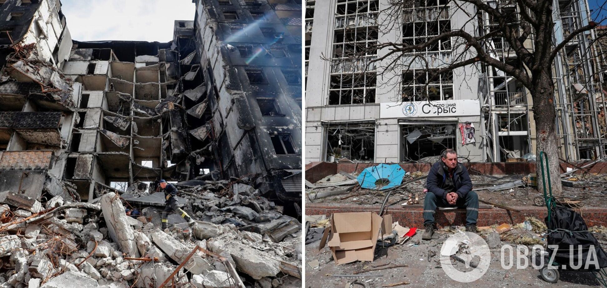 СМИ опубликовали снимки разрушенного Мариуполя