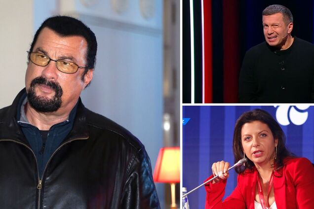 Стивен Сигал, который назвал Украину и Россию одной семьей, пышно отгулял свой юбилей с пропагандистами в Москве. Фото