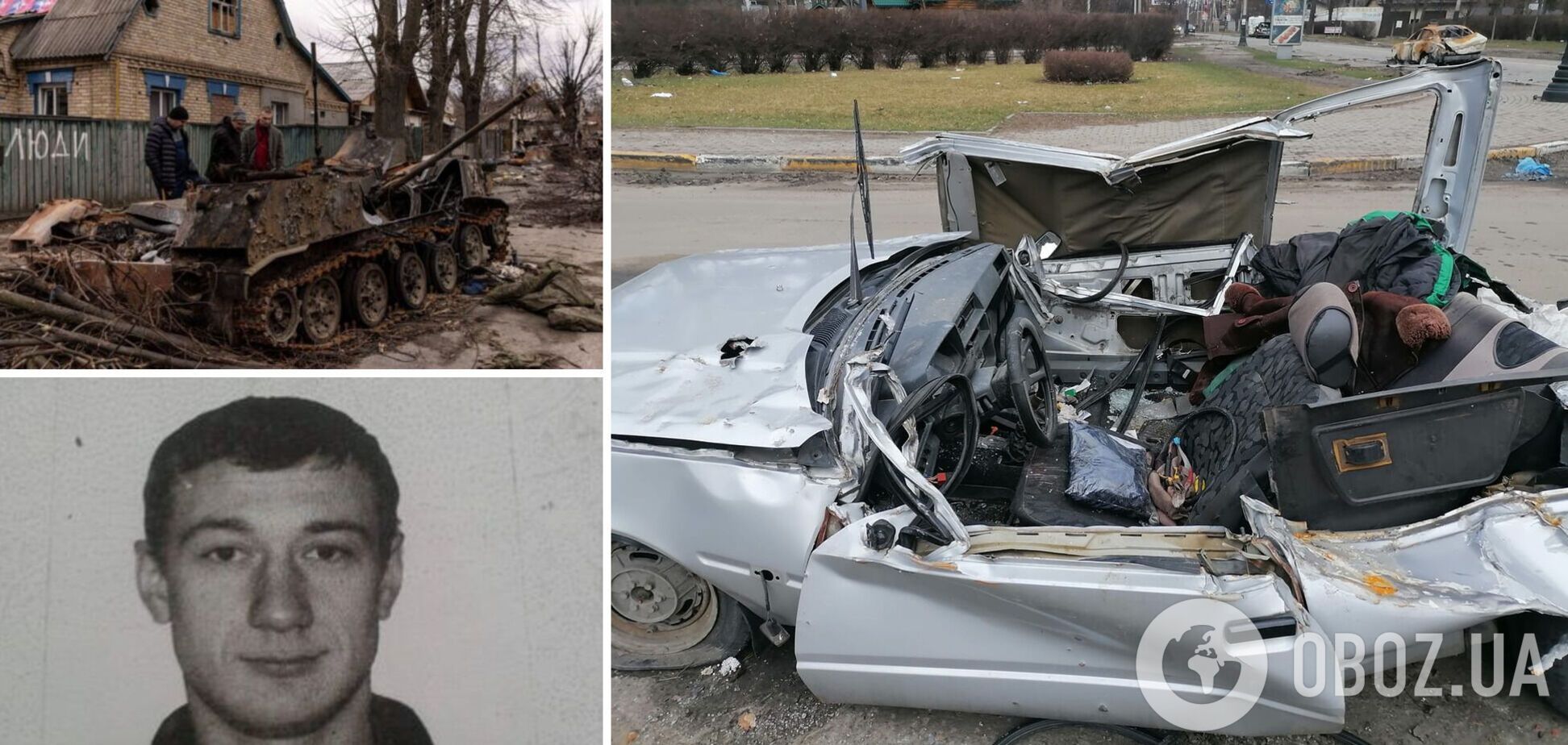 В Буче россияне расстреляли в собственном авто украинца, возившего раненых, и переехали его танком: подробности трагедии