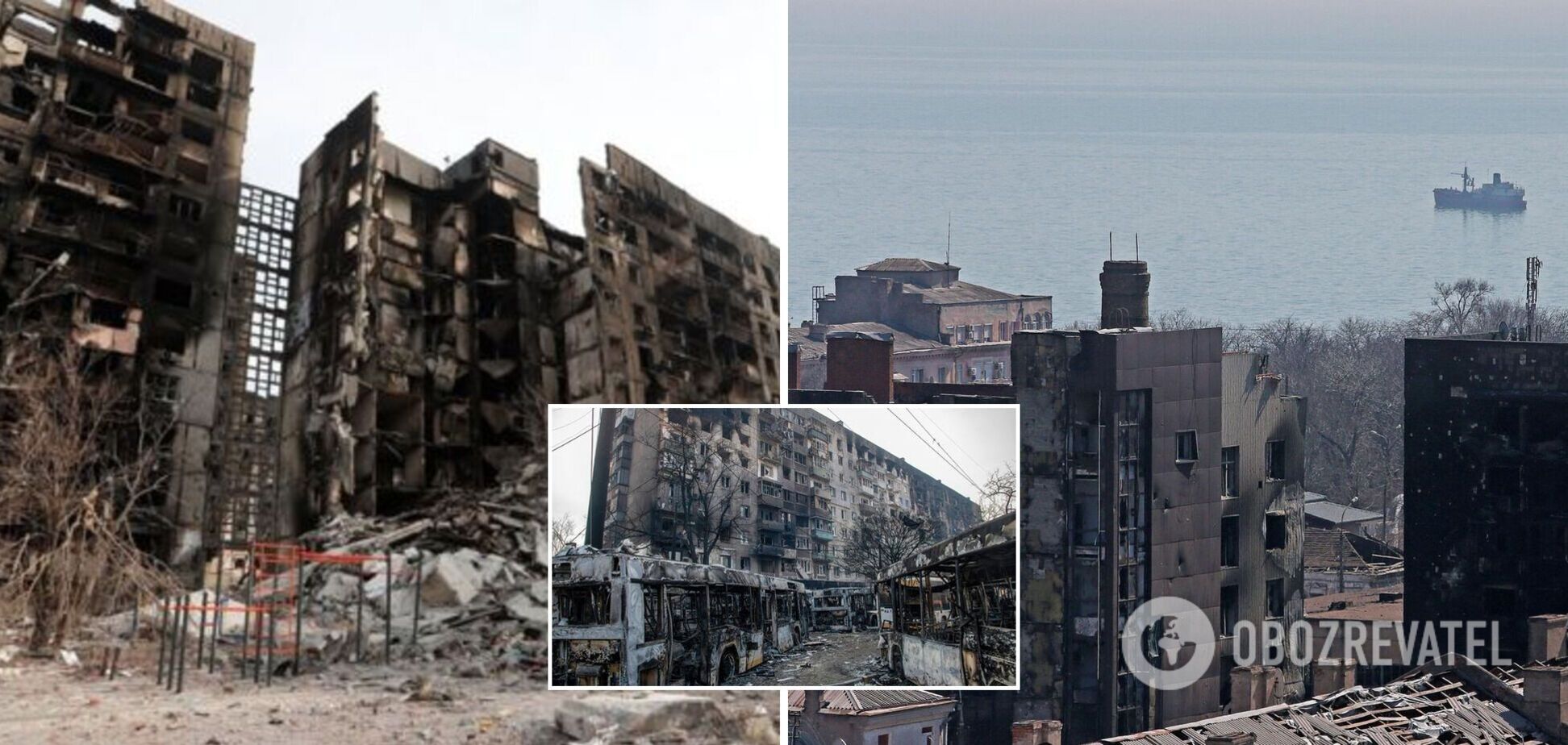 Зеленский: Мариуполь разрушен, там десятки тысяч погибших, но даже несмотря на это, россияне не останавливают наступление