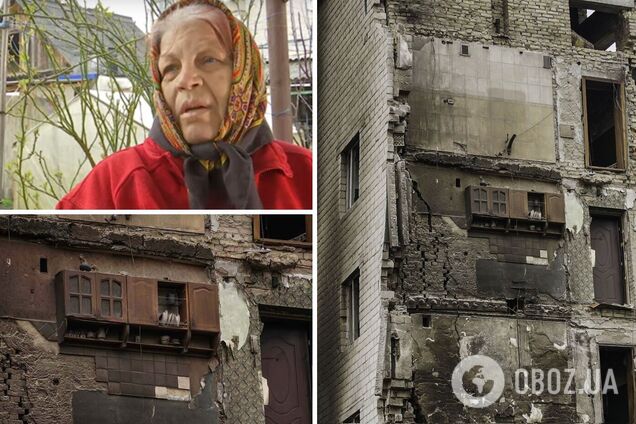 Женщина смогла уехать из охваченного войной города