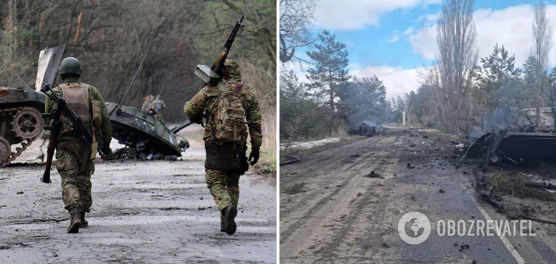 На Луганщине оккупантам пришлось убегать от ВСУ вплавь: техника врага в Белогоровке уничтожена