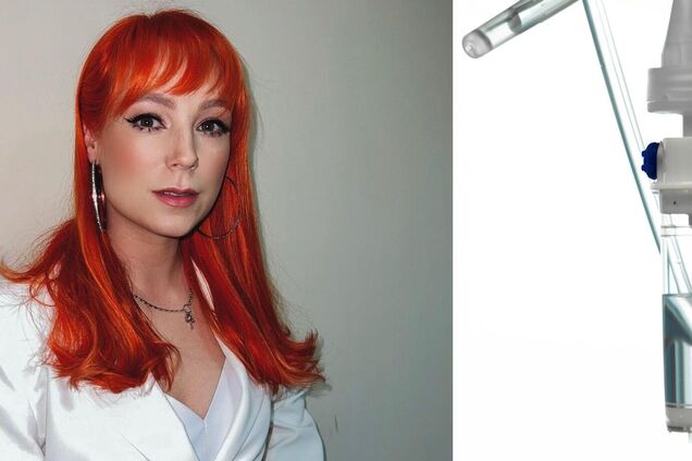 Тарабарова попала в больницу в Ивано-Франковске и показала фото под капельницами