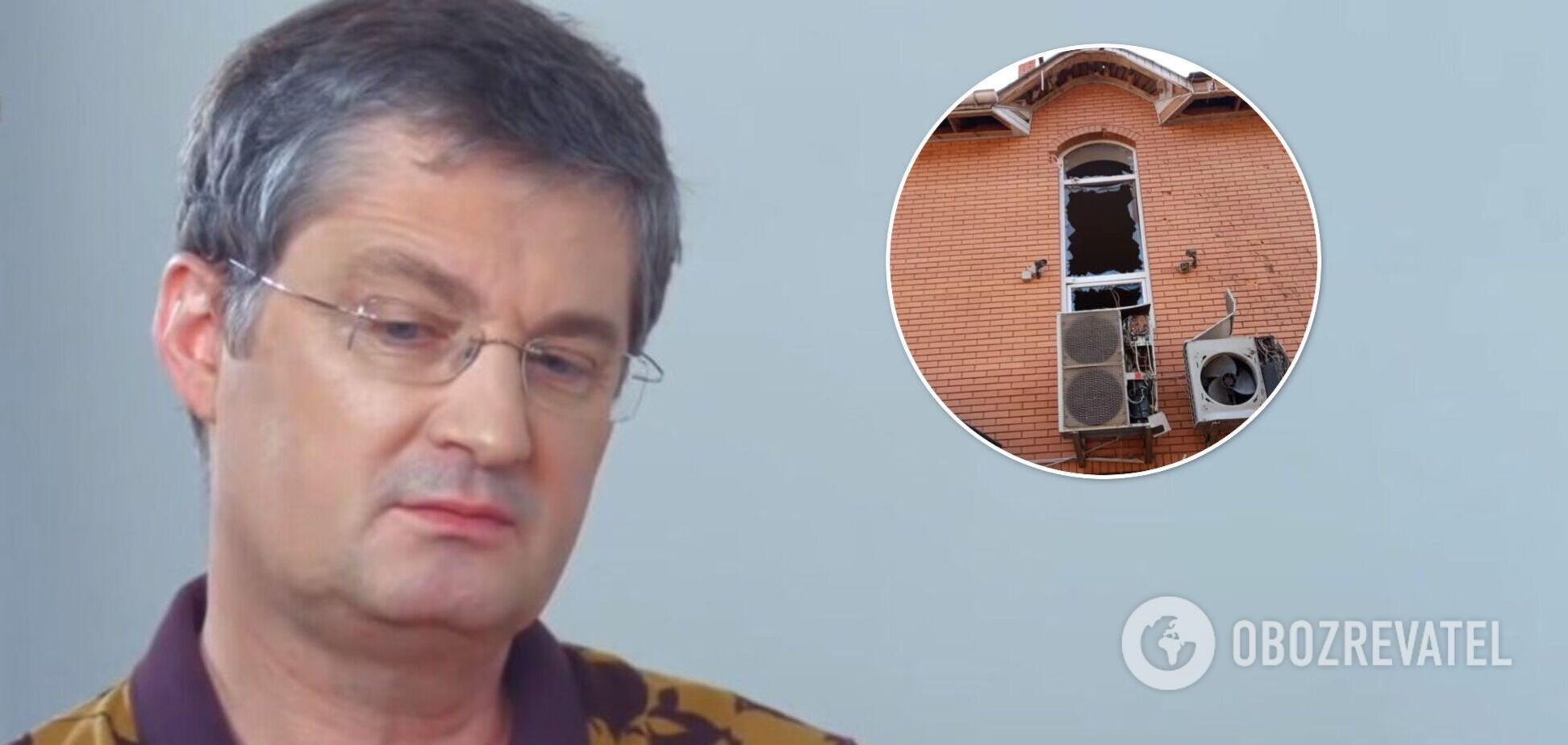 Кондратюк показал фото снаряда 'Града' оккупантов, который разгромил его дом